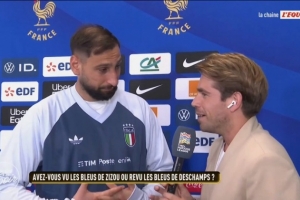 多纳鲁马谈战平法国：我们踢了一场出色比赛，金球奖看好登贝莱